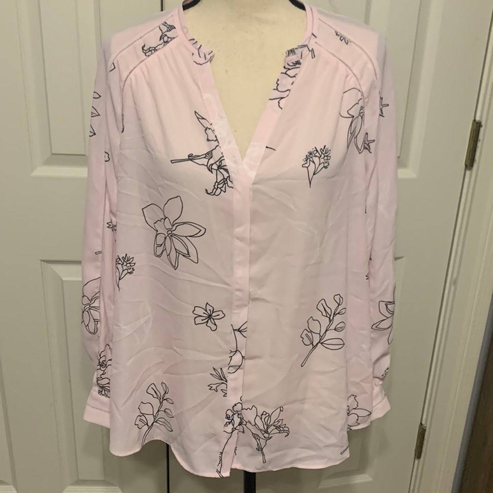 Alfani Button Up Blouse
